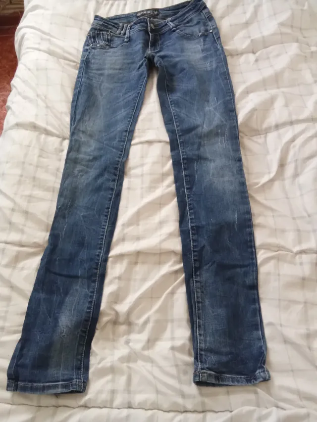 Pantalón vaquero mujer azul