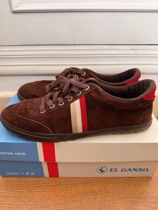 Zapatillas El Ganso Marrones Suede