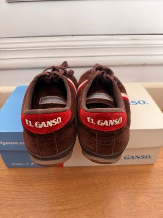 Zapatillas El Ganso Marrones Suede