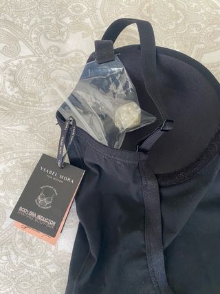 Body Ysalbel Mora Negro con Encaje 90C