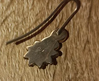 Pendientes Plata y color Turquesa