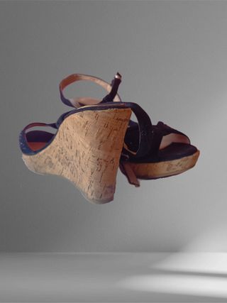 Sandali Zeppa Neri Tg 39