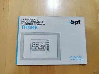Termostati BPT TH/345 Programmabili