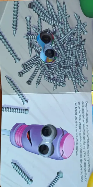 Maletín Manny Manitas Disney español - inglés