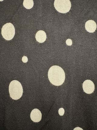 Blusa H&M lunares cuello barco manga murciélago XL