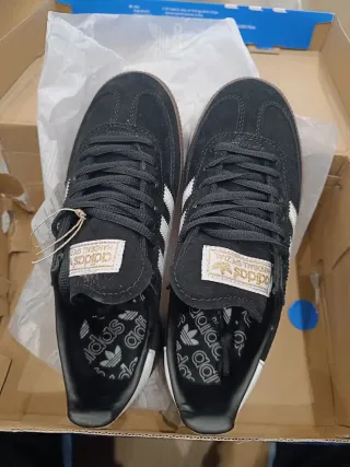 Adidas Spezial Mujer Negro Blanco