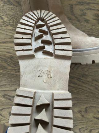 Botas Zara ante marrón talla 39