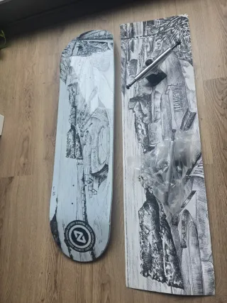 Tabla Skate + Ejes Sushi