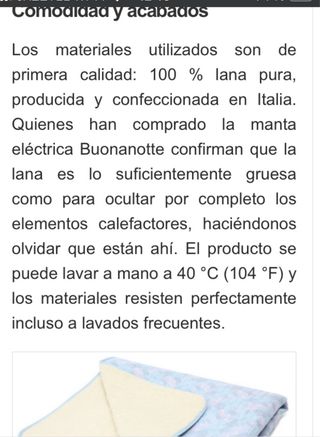 Manta Eléctrica Ardes Buonanotte