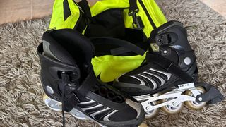 Patines en línea Talla 39 protecciones y casco