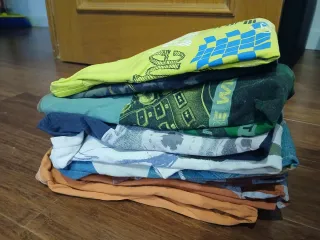 Pack 10 Camisetas Manga Larga Niño 7- 8 años