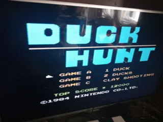 Nintendo NES Zapper + Duck Hunt