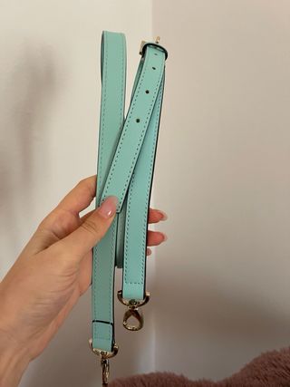 Borsetta Cromia vera pelle verde acqua