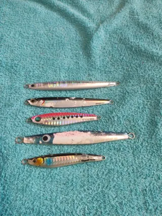 Conjunto 5 Jigs Pesca