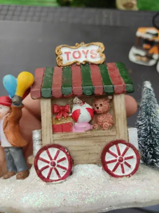 Escena Navideña Tienda de Juguetes