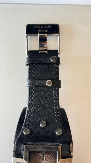 Reloj Police M. Glory Piel Negra