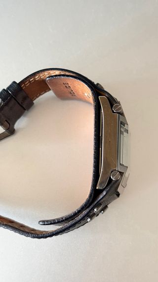 Reloj Police M. Glory Piel Negra