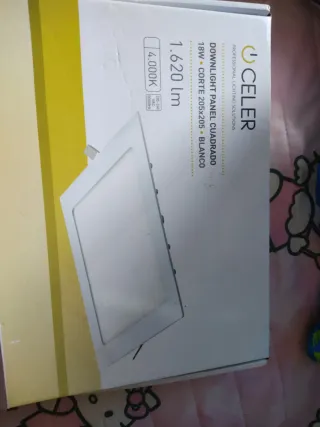 Panel LED CELER 18W 4000K Blanco 4 unidades