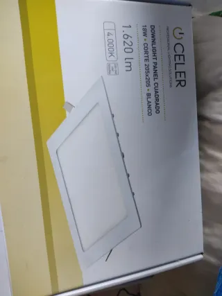 Panel LED CELER 18W 4000K Blanco 4 unidades