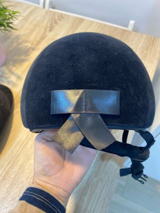 Casco de hípica negro