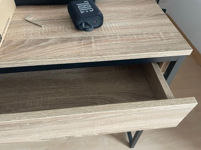 Escritorio moderno madera y metal