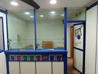 Cristal blindado para mostrador