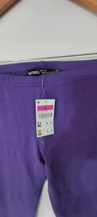 Leggings morados Lefties Talla L