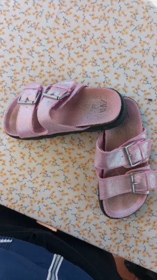 Sandalias rosas plataforma talla 32