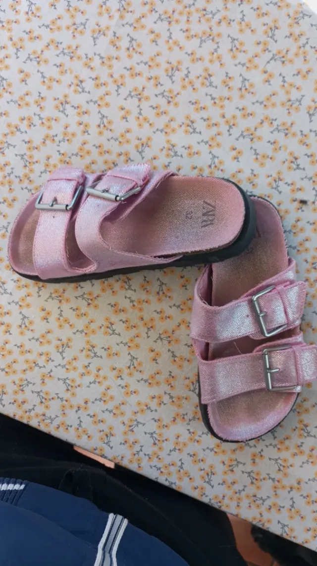 Sandalias rosas plataforma talla 32