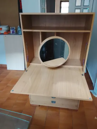 Mueble tocador con cajoneras