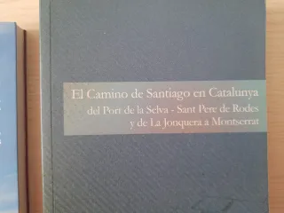 SOLO ENVÍO Lote 2 libros Camí Sant Jaume Catalunya