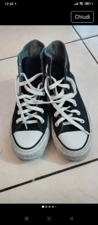 Converse plateau alto Hall Star Original 36