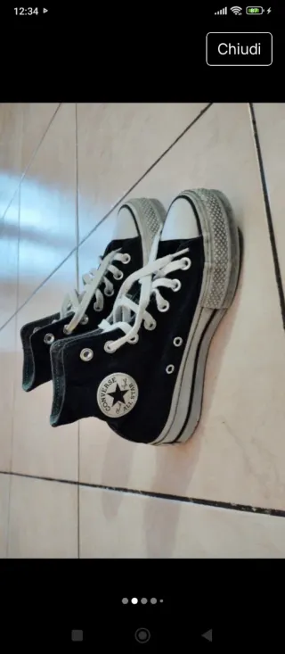 Converse plateau alto Hall Star Original 36