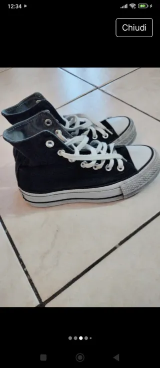 Converse plateau alto Hall Star Original 36