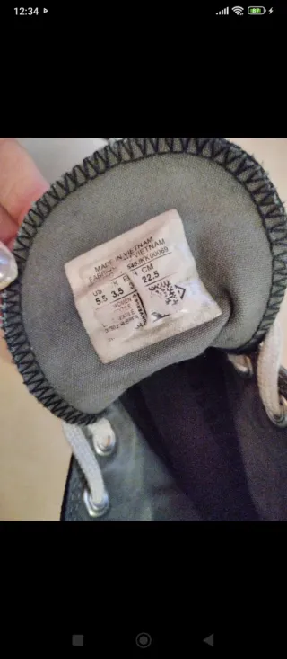 Converse plateau alto Hall Star Original 36