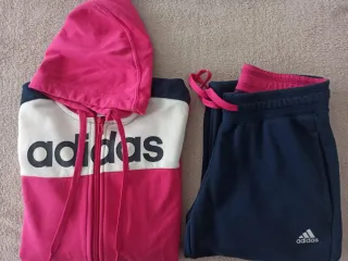 Chándal Adidas Azul y Rosa