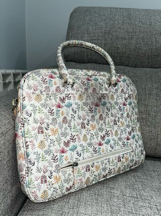 Bolso Maletín Parfois Flores Ordenador