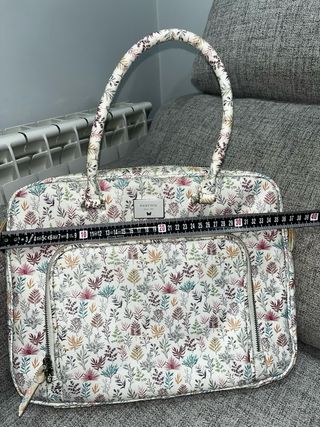 Bolso Maletín Parfois Flores Ordenador