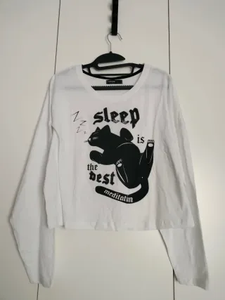 Camiseta manga larga Con detalles de lentejuelas