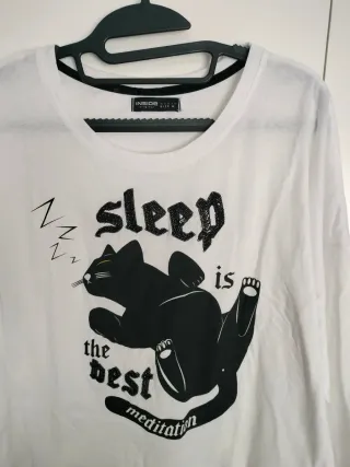 Camiseta manga larga Con detalles de lentejuelas