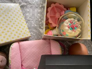 Muñecas vintage en caja