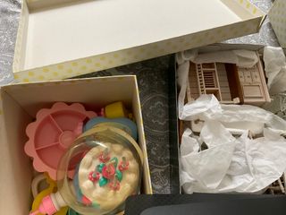 Muñecas vintage en caja