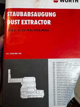 Accesorio aspirador taladro Würth