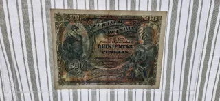 Billete 500 pesetas 1907