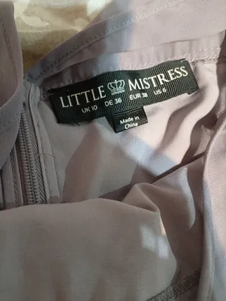 Vestido de fiesta gris/morado