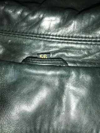 Chaquetón de cuero unisex talla 56