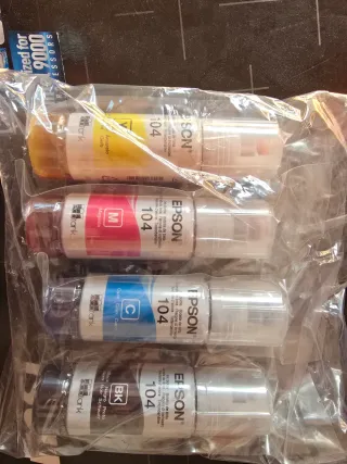 Tinta Epson 104 EcoTank (4 Colores)