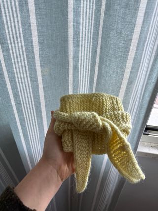 Sciarpa in lana fatta a mano