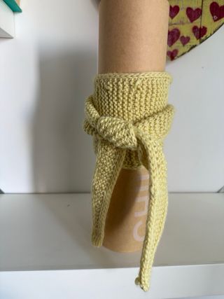 Sciarpa in lana fatta a mano