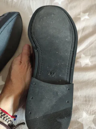 Zapatos castellanos burdeos borlas T37